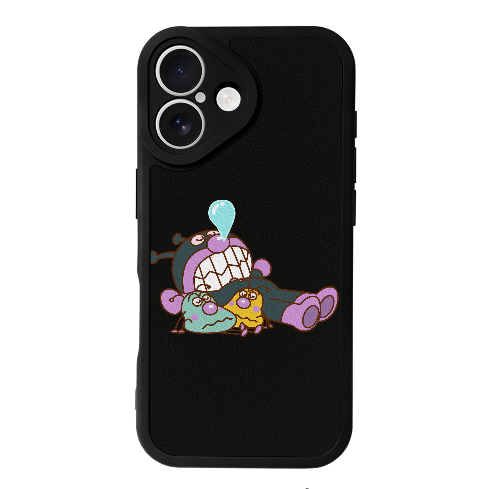 （画像用） アンパンマン Anpanman 【iPhone 16シリーズ対応】シリコンスマホケース（レザー調） 材質：シリコン
